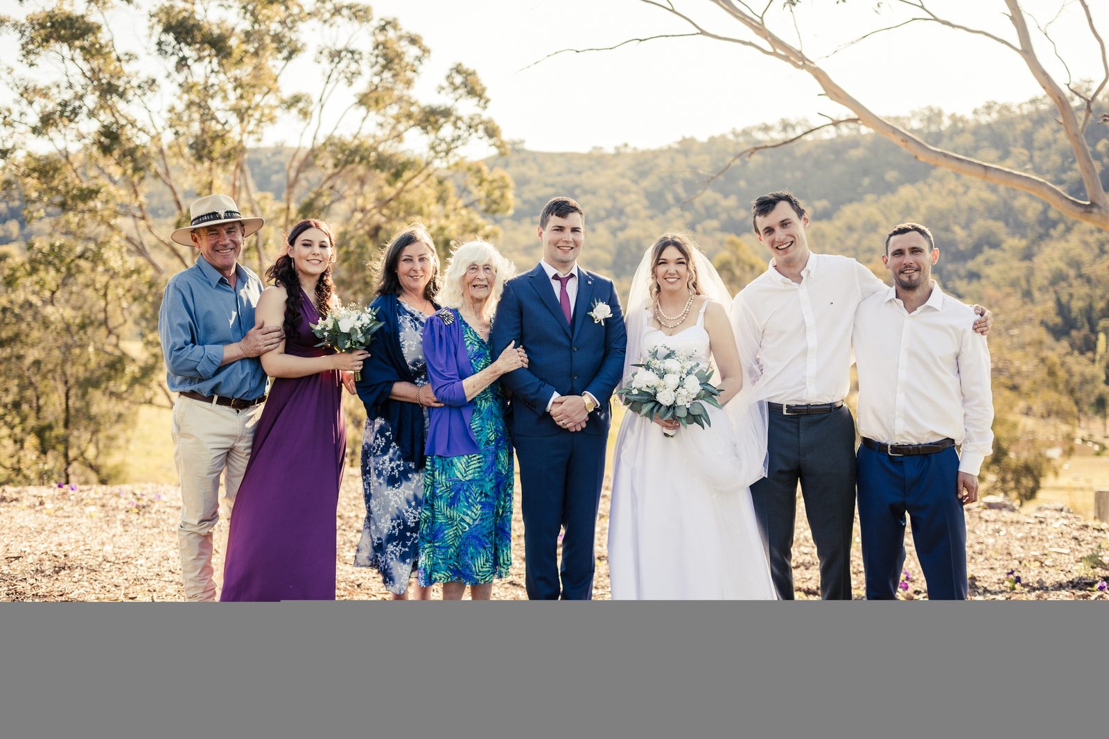 The Rumble family at Springcart Farm